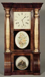 Columned clock, c.1855